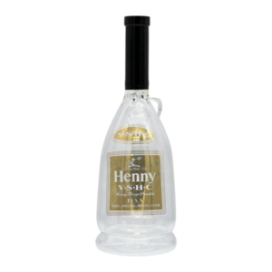 HENNY BOTTLE GLASS WATERPIPE