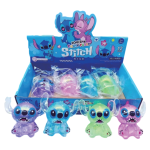 STITCH GLITTER MALTOSE SQUISHY TOY 12CT