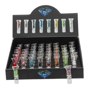 FANCY GLASS FILTER WITH BEADS 48 CT