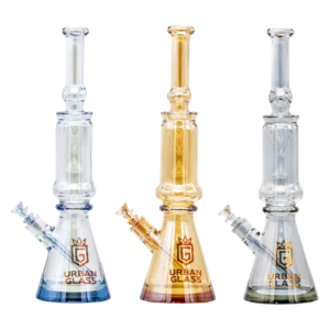 19.5” GLOSS COLOR URBAN GLASS WATERPIPE