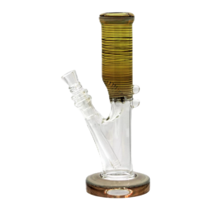 9'' CY SILVER FUME FANCY GLASS WATERPIPE (CY 9)