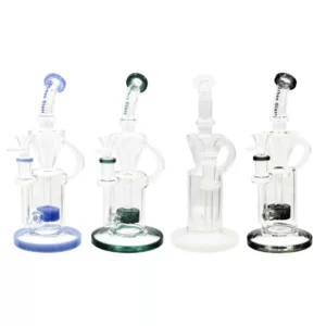 10” URBAN GLASS CURVED NECK WATERPIPE