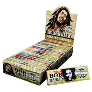 BOB MARLEY 1.25 ORGANIC HEMP ROLLING PAPER 25 PER BOX