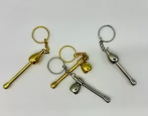 BRASS PIPE WITH KEYCHAIN