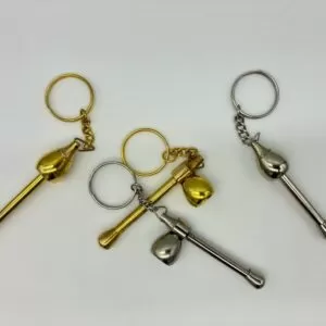 BRASS PIPE WITH KEYCHAIN