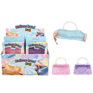 GLITTER MALTOSE BAG STYLE SQUISHY (TY 067) – 12PCS DISPLAY