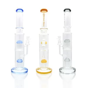 19'' 12 ARMS DOUBLE PERCULATOR URBAN GLASS WATERPIPE