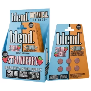 BLEND BOTANICAL EXTRACT CHEWABLE TABLETS (250MG PER TAB) 6CT TABLET PER PACK TOTAL 1500MG PER PACK – BOX OF 5