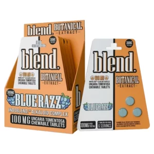 BLEND BOTANICAL EXTRACT CHEWABLE TABLETS  (100MG PER TABLET) 3CT TABLETS PER PACK  (TOTAL300MG PER PACK ) – BOX OF 5