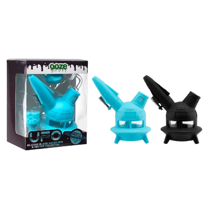 OOZE UFO SILICONE WATER PIPE & NECTAR COLLERCTOR
