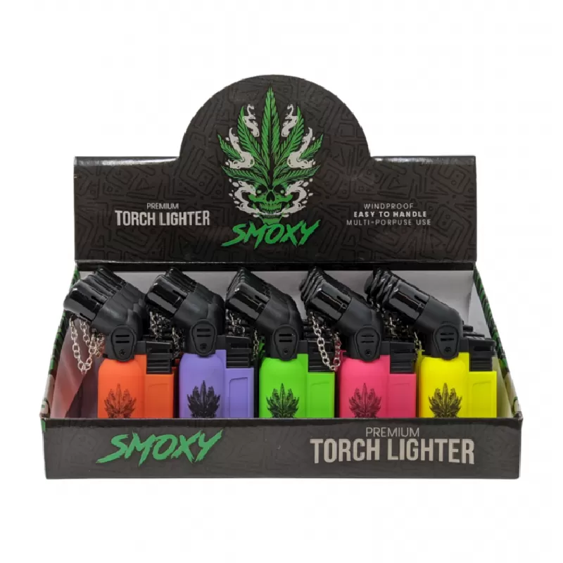 SMOXY MINI TORCH LIGHTER - AGNI DOUBLE RUBBER 20CT DISPLAY