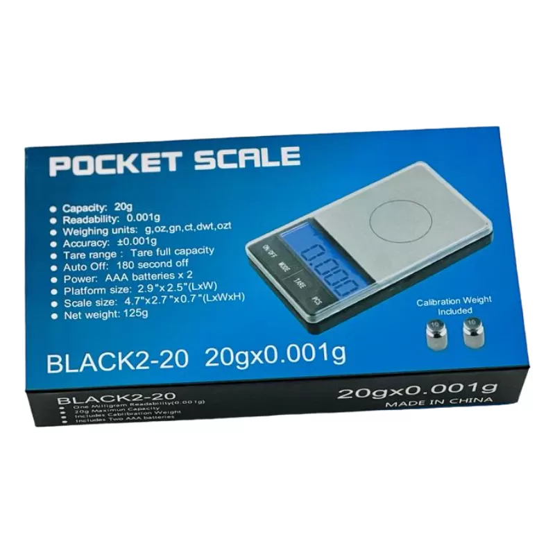 JEWELRY SCALE BLACK 2  -20GM