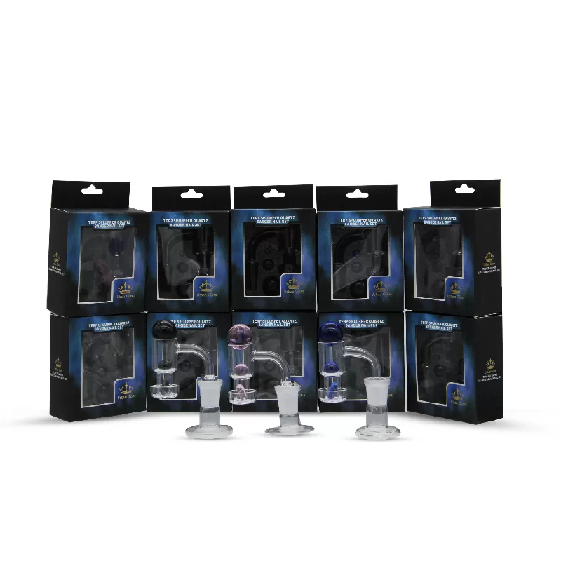 URBAN GLASS SLURPER  QUARTZ BANGER SET WITH QUARTZ CAPSULE, TERP BALL & CARB CAP