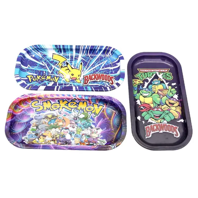 SMALL METAL TRAY RECTANGLE ASSORTED