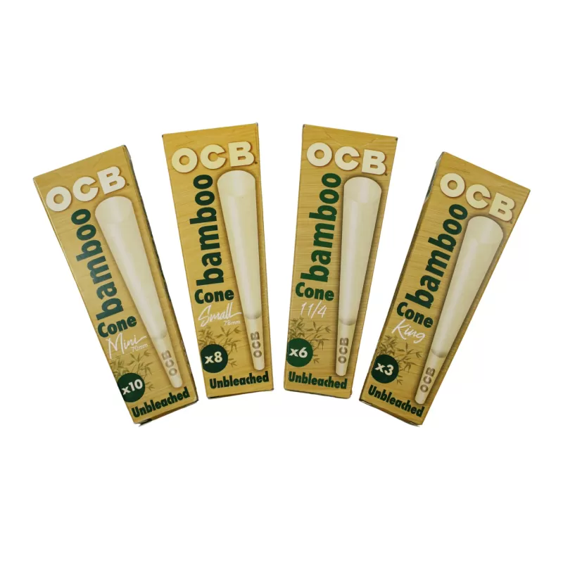 Bamboo Cones Rolling Papers by OCB – distributed by Gotham Distro