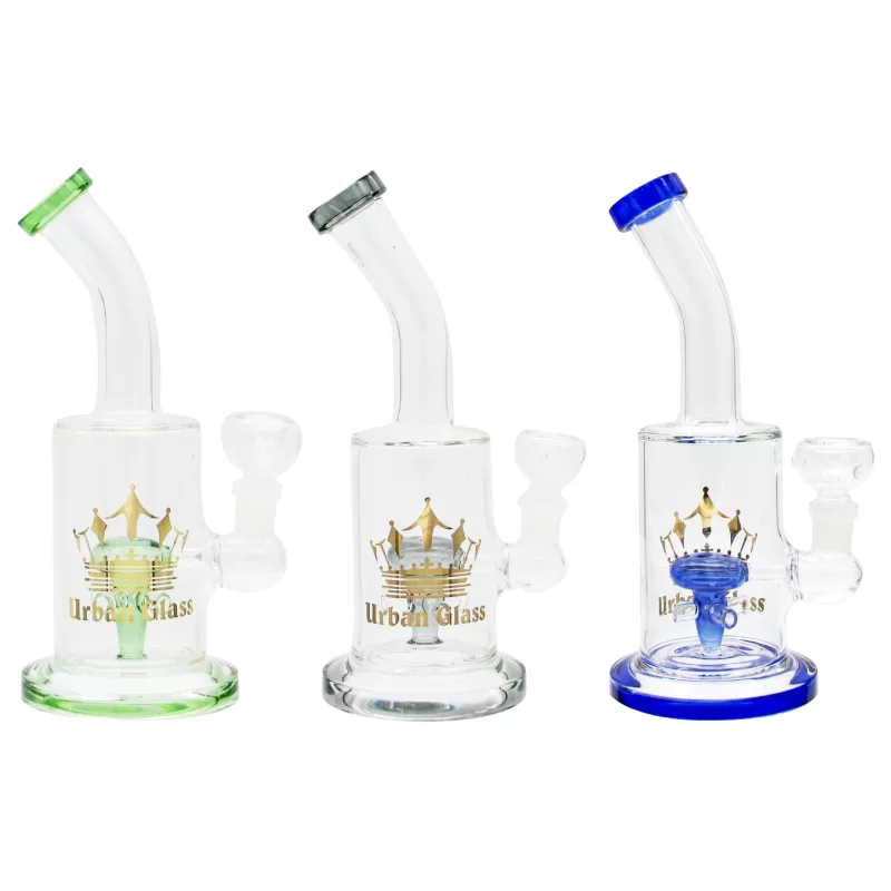 8'' CLEAR URBAN GLASS WATERPIPE