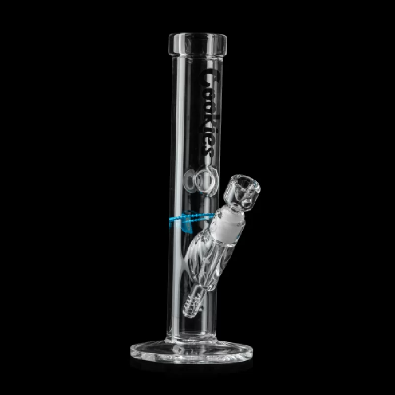 COOKIES 13'' STRAIGHT WATER PIPE 5MM WITH BLACK  COOKIES LOGO (CKW 006)