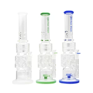 18" 3 Chamber Recycler with Spikes Waterpipe – Gotham Distro