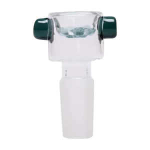 FLOWER GLASS BOWL WITH BUILT IN SCREEN 14MM