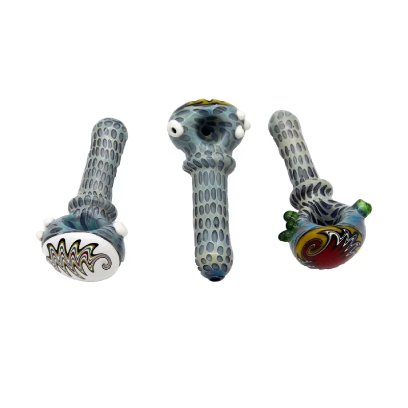 4.5'' HONEYCOMB PIPE WITH STICKER HEAD HAND PIPE