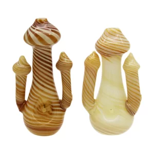5'' TRIPLE MUSHROOM HAND PIPE (SB 1762)