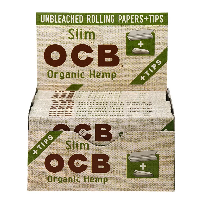 1.25 Premium Cigarette Papers with Tips by OCB – distributed by Gotham Distro