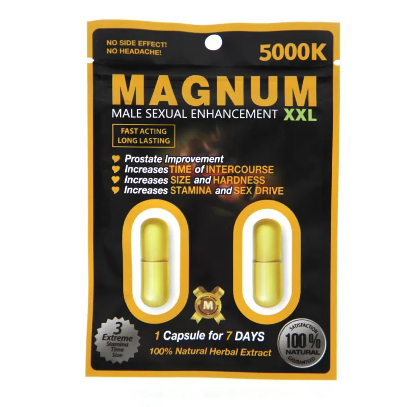 MAGNUM XXL 5000K 2 PILL ECO POUCH
