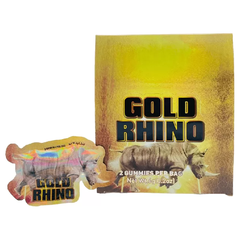 XXX GUMMIES GOLD RHINO - 24CT DISPLAY