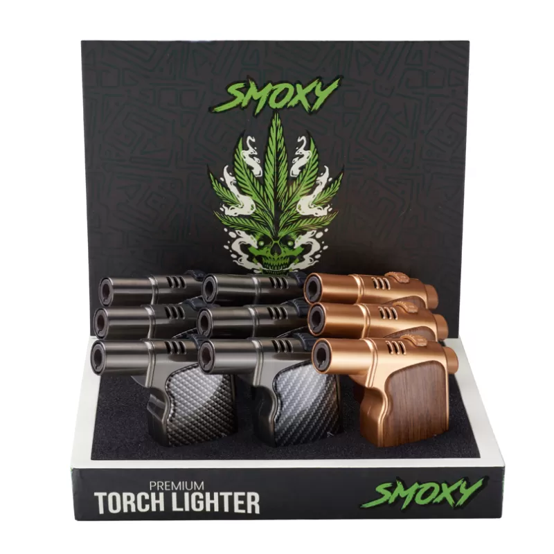 SMOXY TORCH LIGHTER EXECUTIVE 9CT DISPLAY