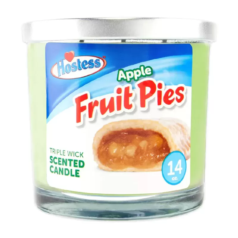 CANDY CANDLE 14OZ HOSTESS APPLE FRUIT PIES