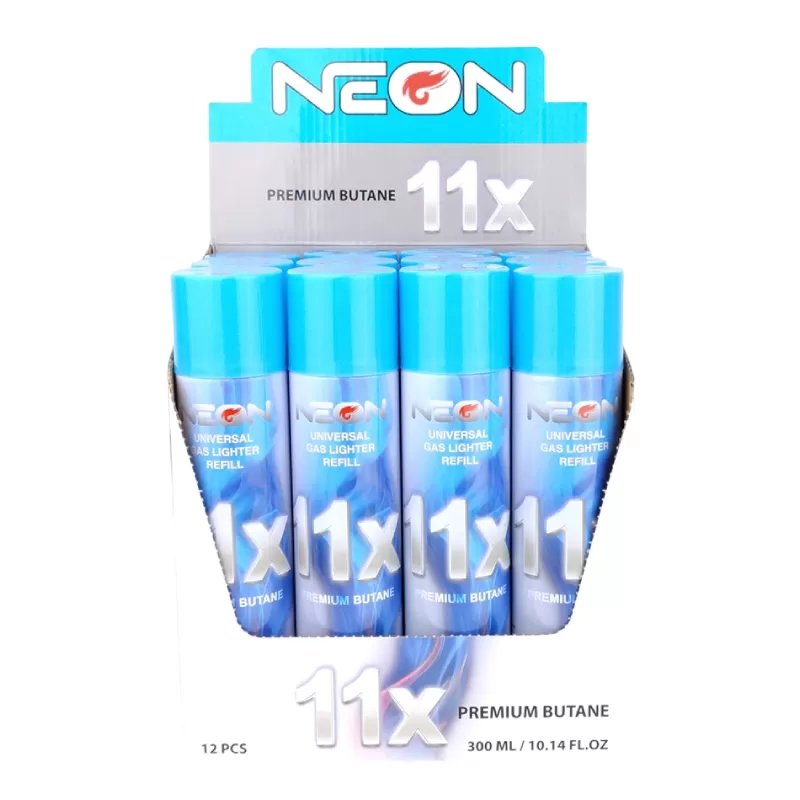 NEON 11 X 300ML BUTANE - BOX OF 12