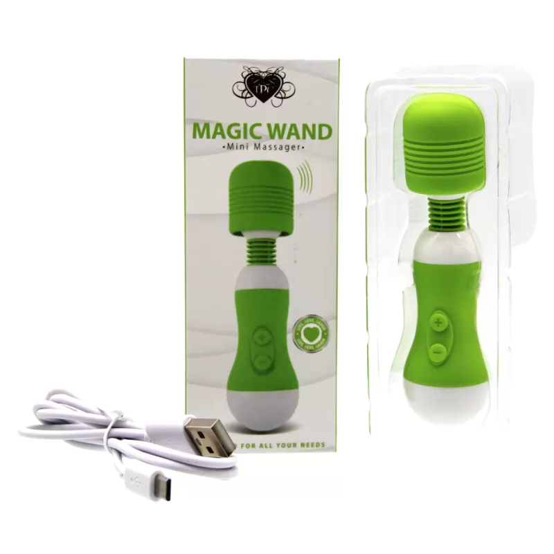 MAGIC WAND MINI MASSAGER (GREEN)