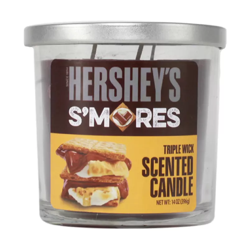 CANDY CANDLE 14OZ HERSHEY'S S'MORES