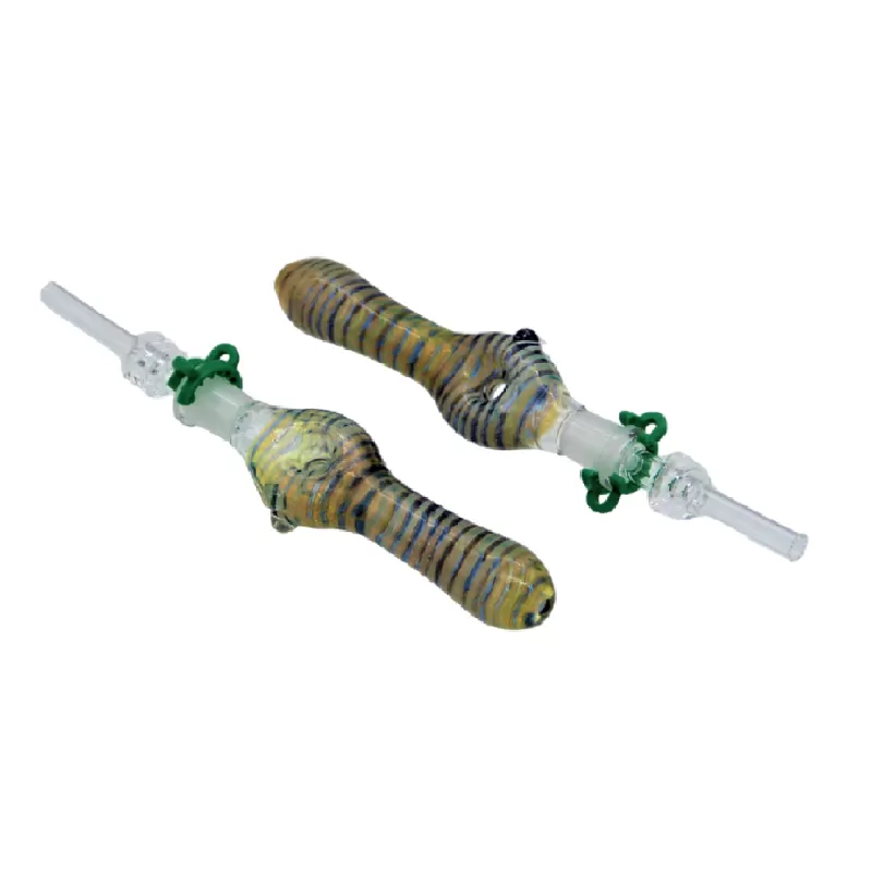 10MM QUARTZ TIP GLASS W/ 10MM PLASTIC CLIP