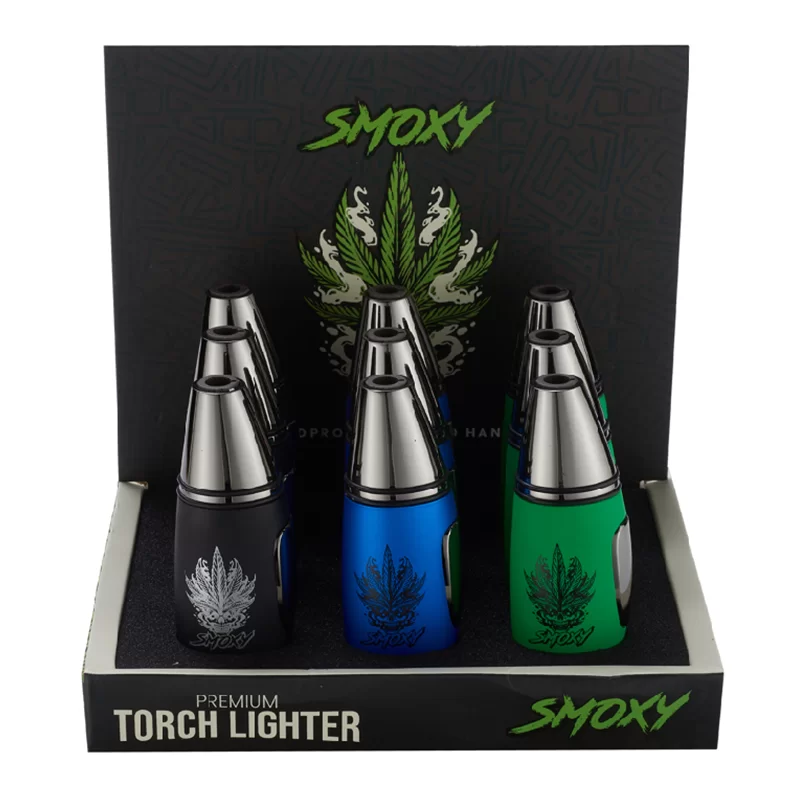 SMOXY TORCH LIGHTER BULLET 9CT DISPLAY