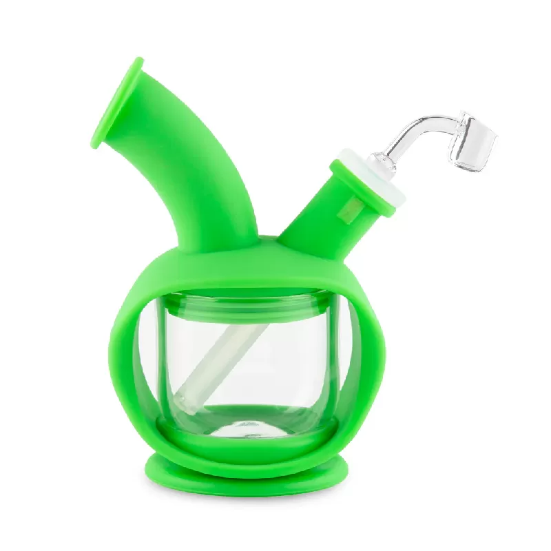 OOZE KETTLE GREEN SILICONE WATER PIPE