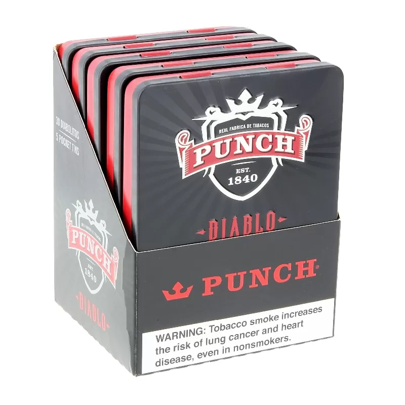 PUNCH DIABLO SMALL-DIABOLITOS 30 UNITS (5 TINS OF 6)