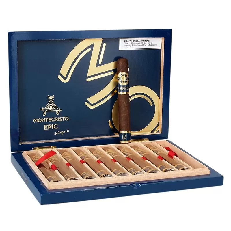 MONTECRISTO EPIC VINTAGE BLUE TORO (52 X 6) BOX OF 10