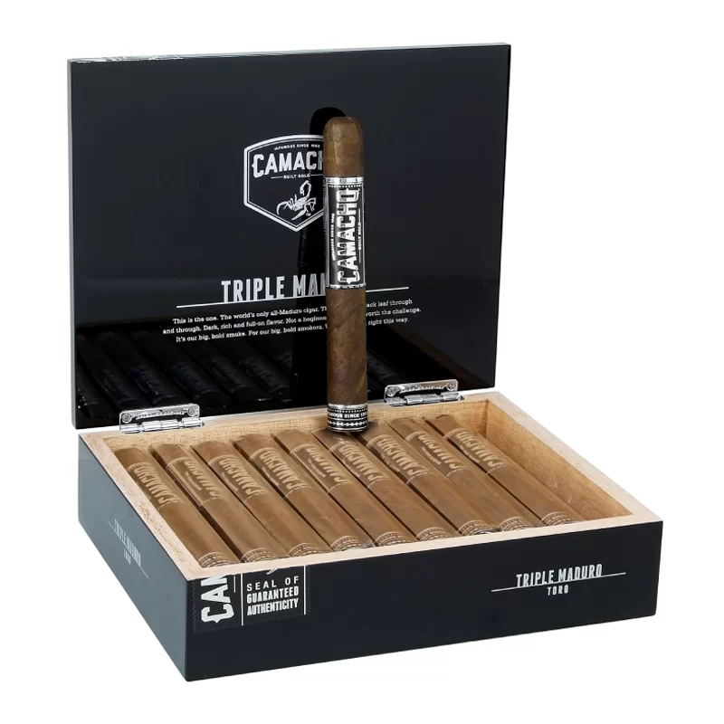 CAMACHO TRIPLE MADURO TORO BOX OF 20