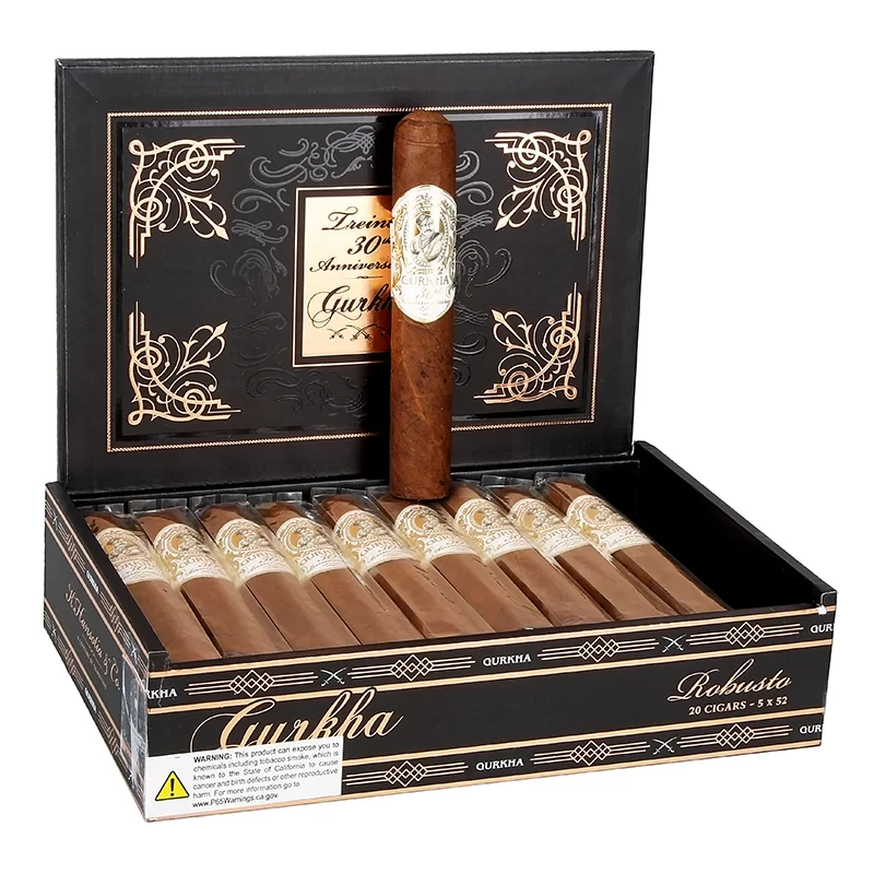 GURKHA TREINTA ROBUSTO (5X52) BOX OF 20