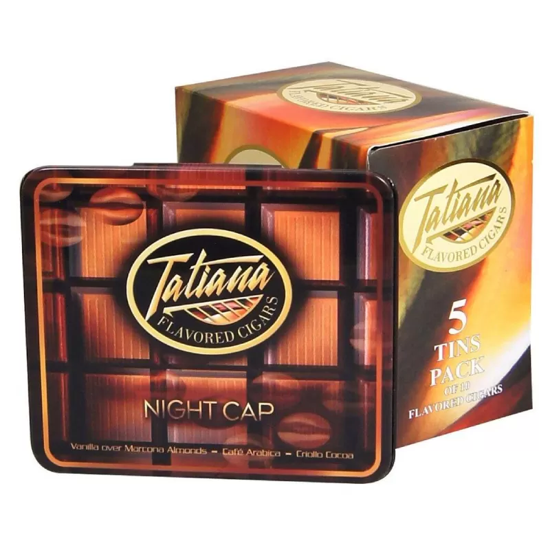 TATIANA MINI TINS NIGHT CAP UNIT OF 50 (5 TINS OF 10)