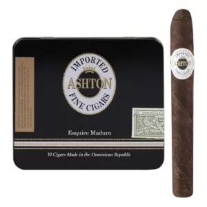 ASHTON ESQUIRE MADURO UNIT OF 100 (10 TINS OF 10)
