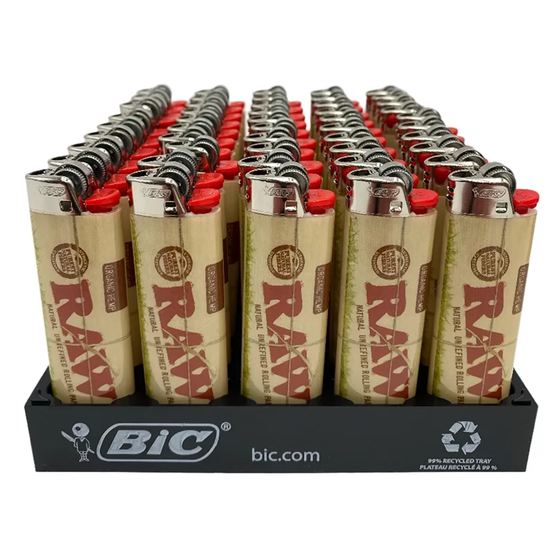 BIC RAW LIGHTER ORGANIC 50CT DISPLAY