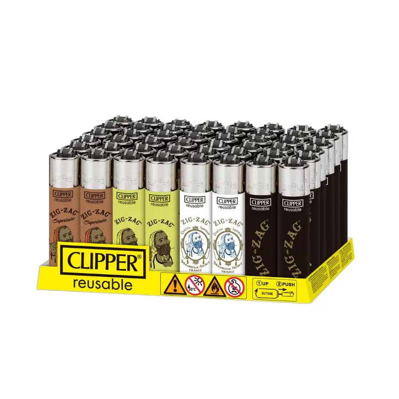 CLIPPER LIGHTER ZIG ZAC COLLECTION 1 48CT