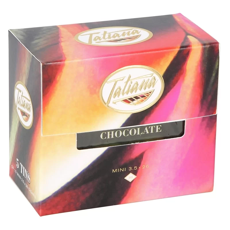 TATIANA MINI TINS CHOCOLATE UNIT OF 50 (5 TINS OF 10)