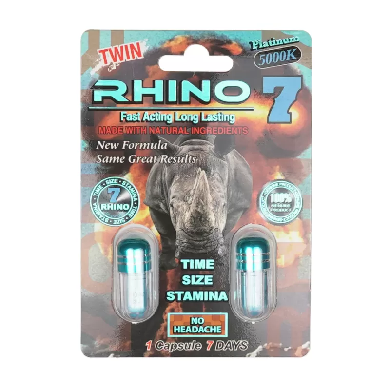 RHINO 7 PLATINUM 5000 2 PILL