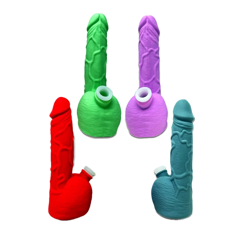 SILICONE DIDI HAND PIPE MIXED COLOR LARGE
