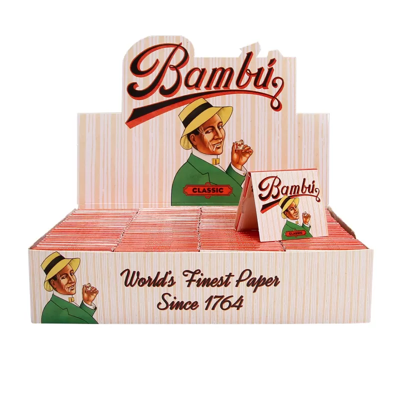 SMALL BAMBU ROLLING PAPER 100 PER BOX