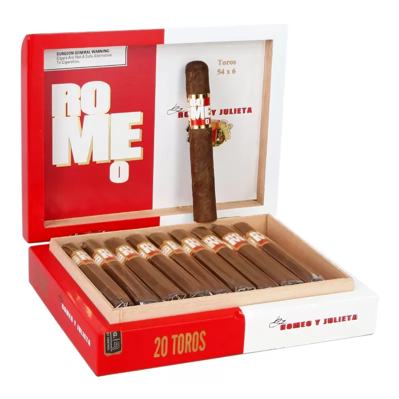 ROMEO BY ROMEO Y JULIETA TORO (54 X 6) BOX OF 20