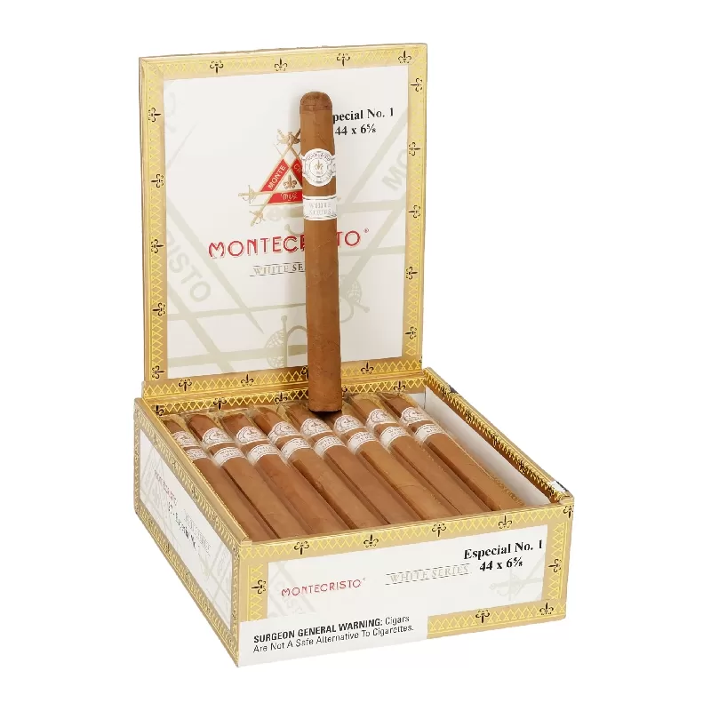 MONTECRISTO WHITE ESPECIAL #1 (44X6 5/8) BOX OF 27